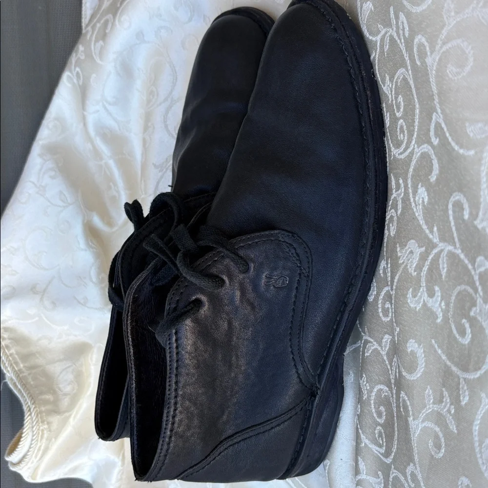 John Varvatos Men's Black Leather Shoes Sz 12
